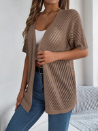 Cárdigan de Punto Chevron Breeze