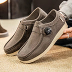 Mocasines de ante sin cordones