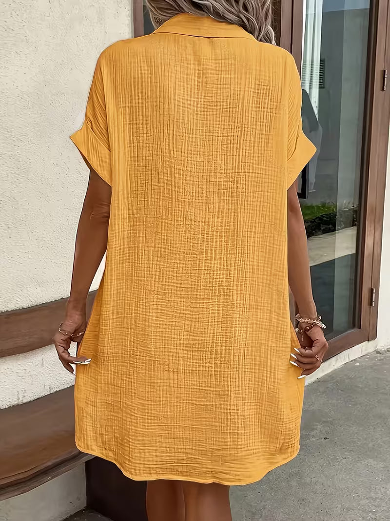 Vestido abotonado de domingo