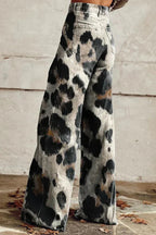 KETARA™ | Pantalones Bohemios Estampado Guepardo Elegantes Suaves