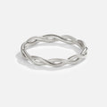 Anillo Giratorio de Plata de 18K Infinity