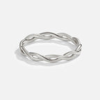 Anillo Giratorio de Plata de 18K Infinity