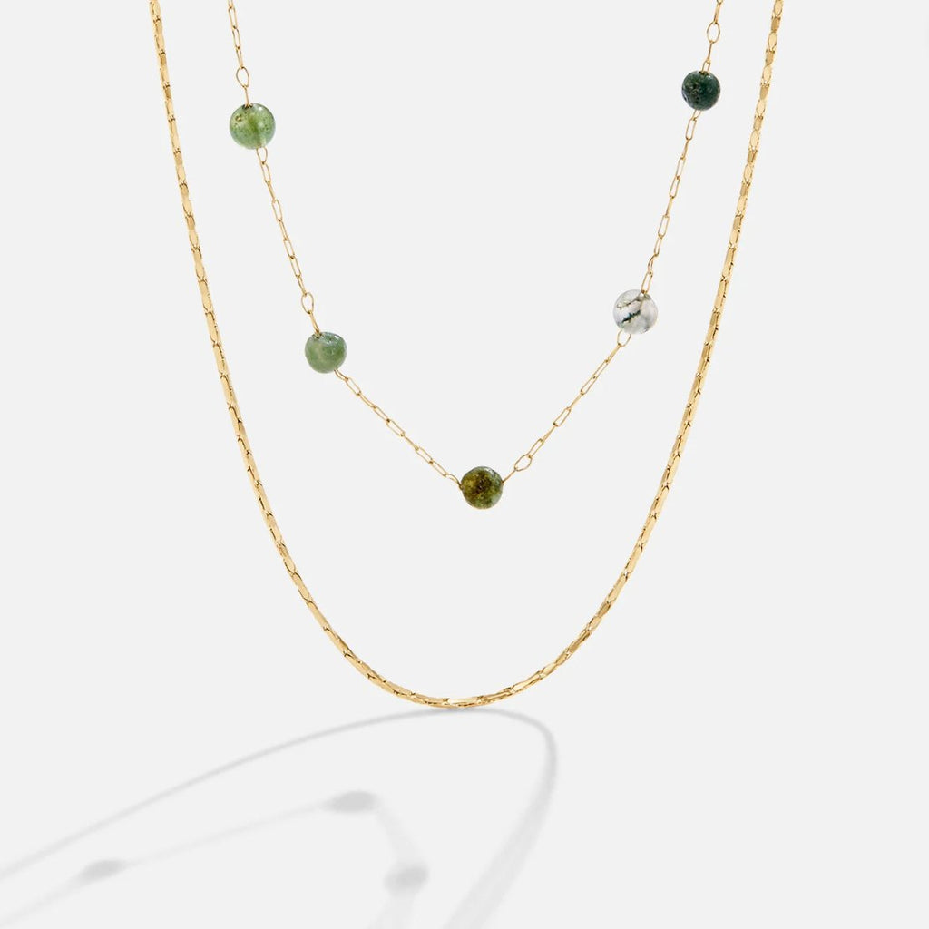 Cadena de capas Alana Oro & Piedra