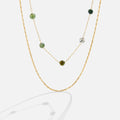 Cadena de capas Alana Oro & Piedra