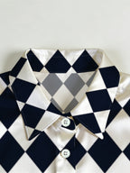 Blusa de satén «Harlequin»
