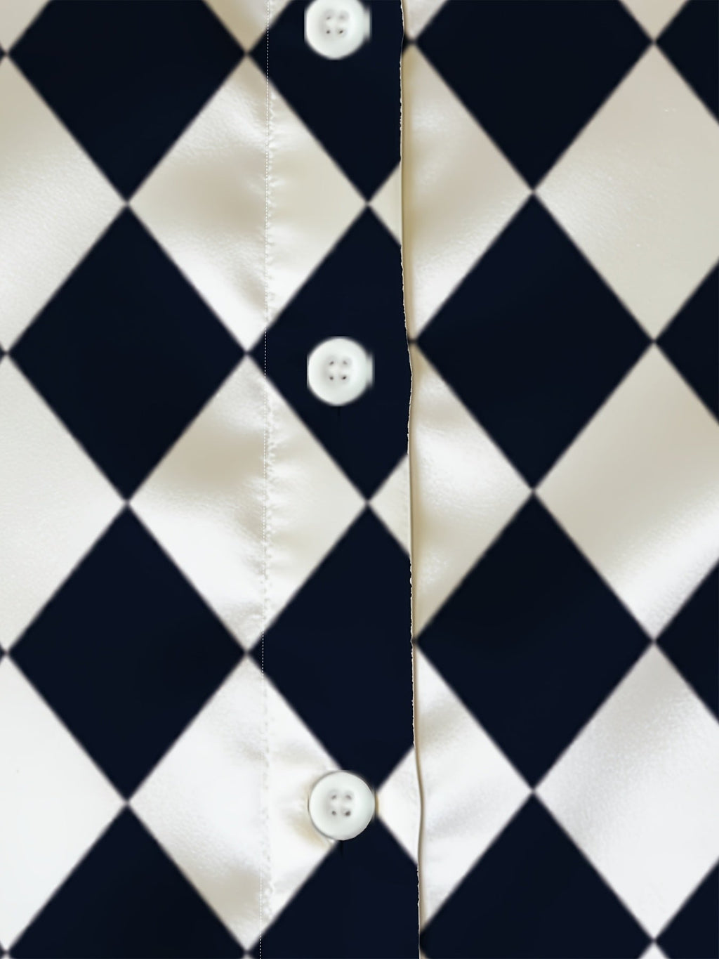 Blusa de satén «Harlequin»