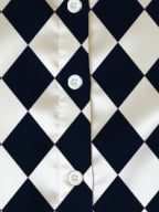 Blusa de satén «Harlequin»