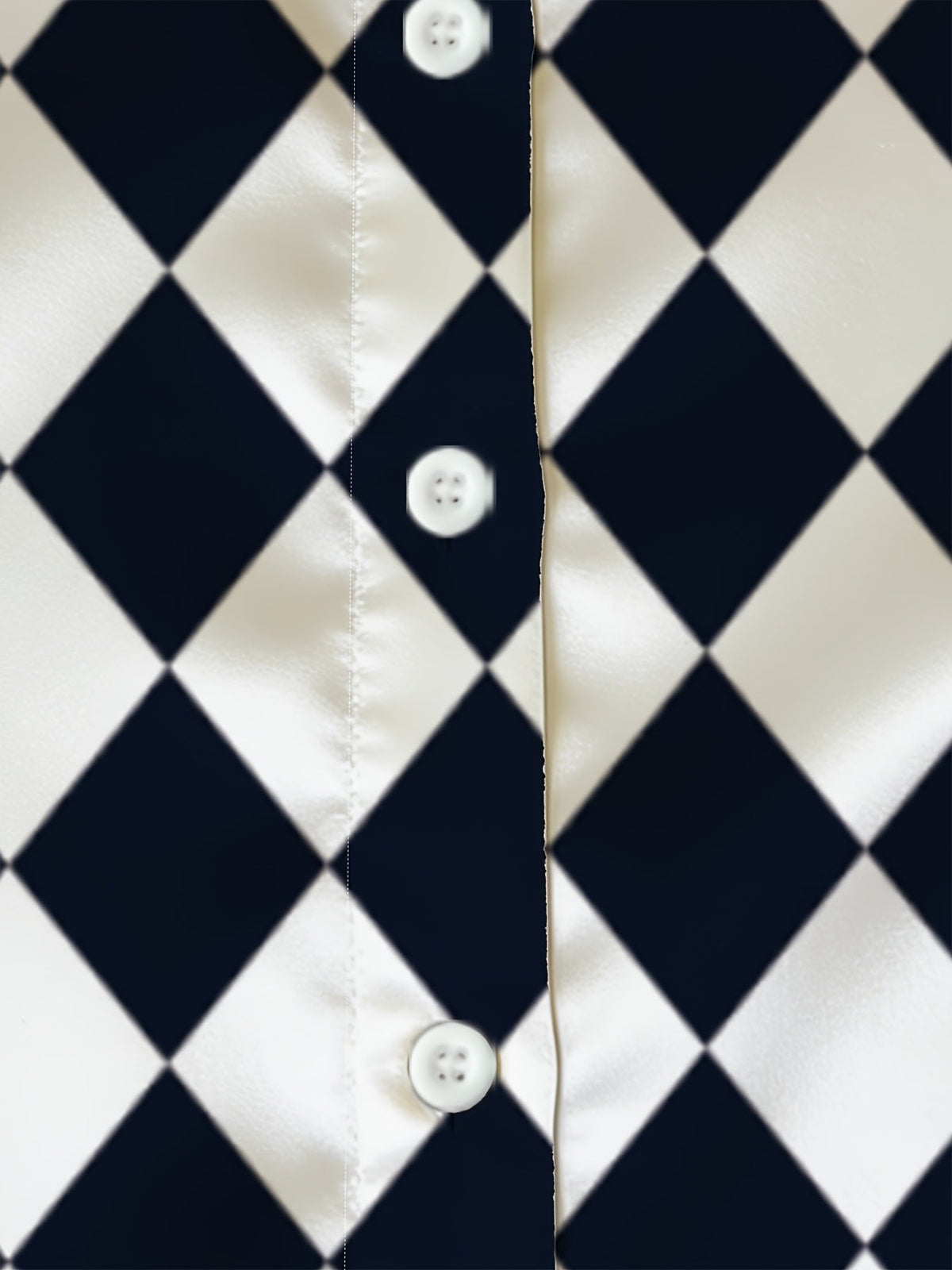 Blusa de satén «Harlequin»