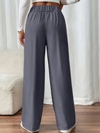 Pantalones Margaux con cinturilla abotonada