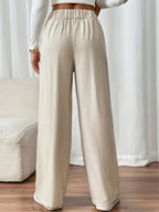Pantalones Margaux con cinturilla abotonada