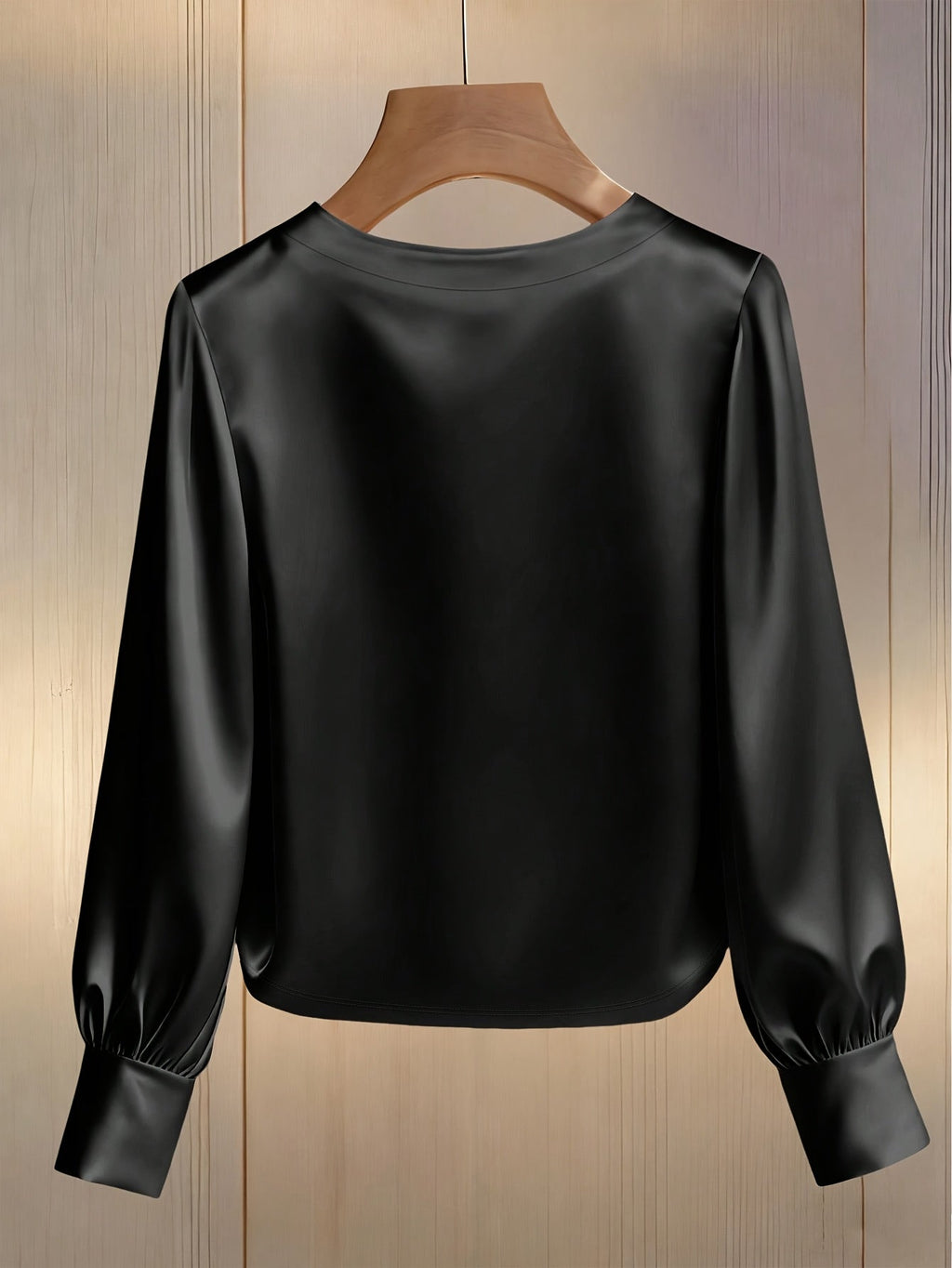 Blusa de satén