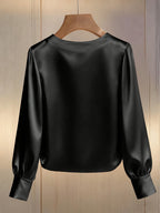 Blusa de satén