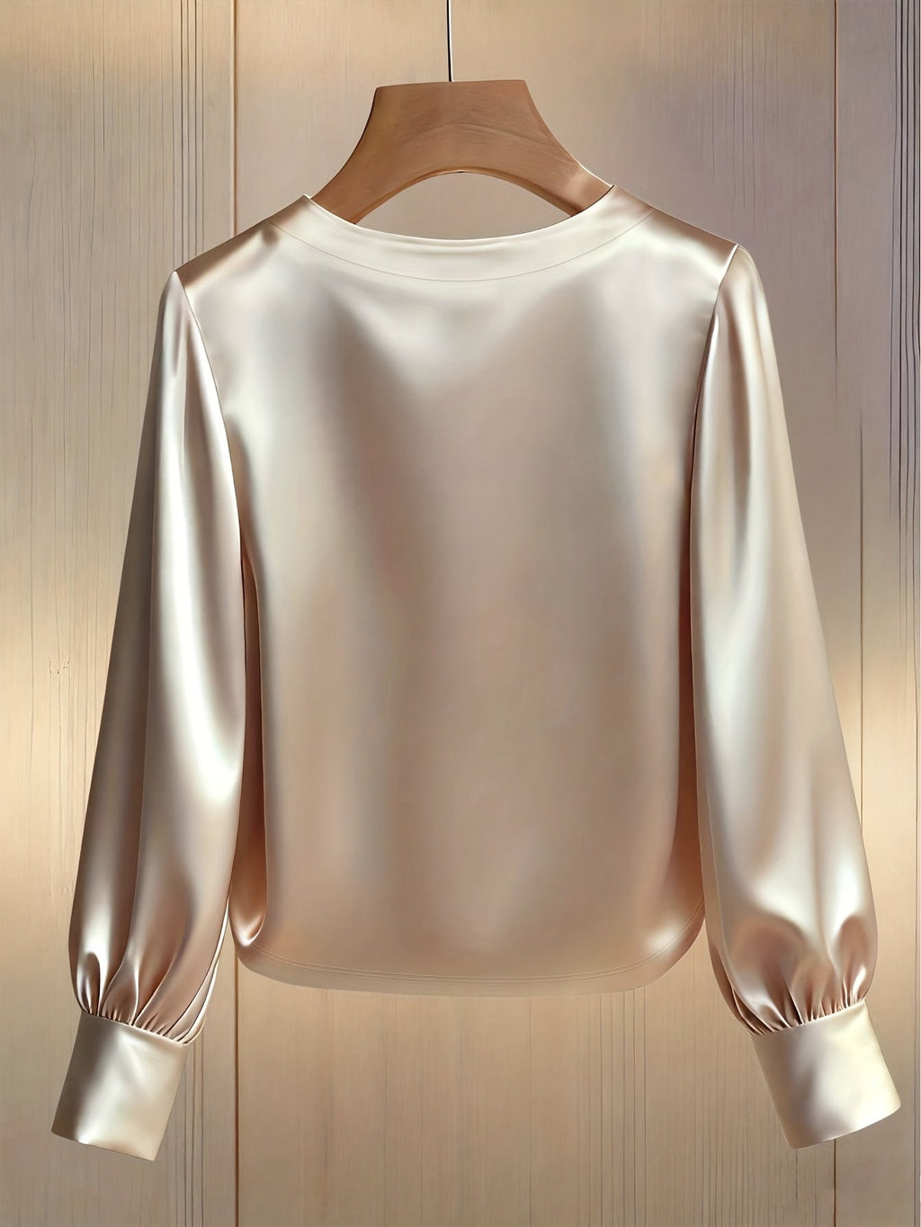 Blusa de satén