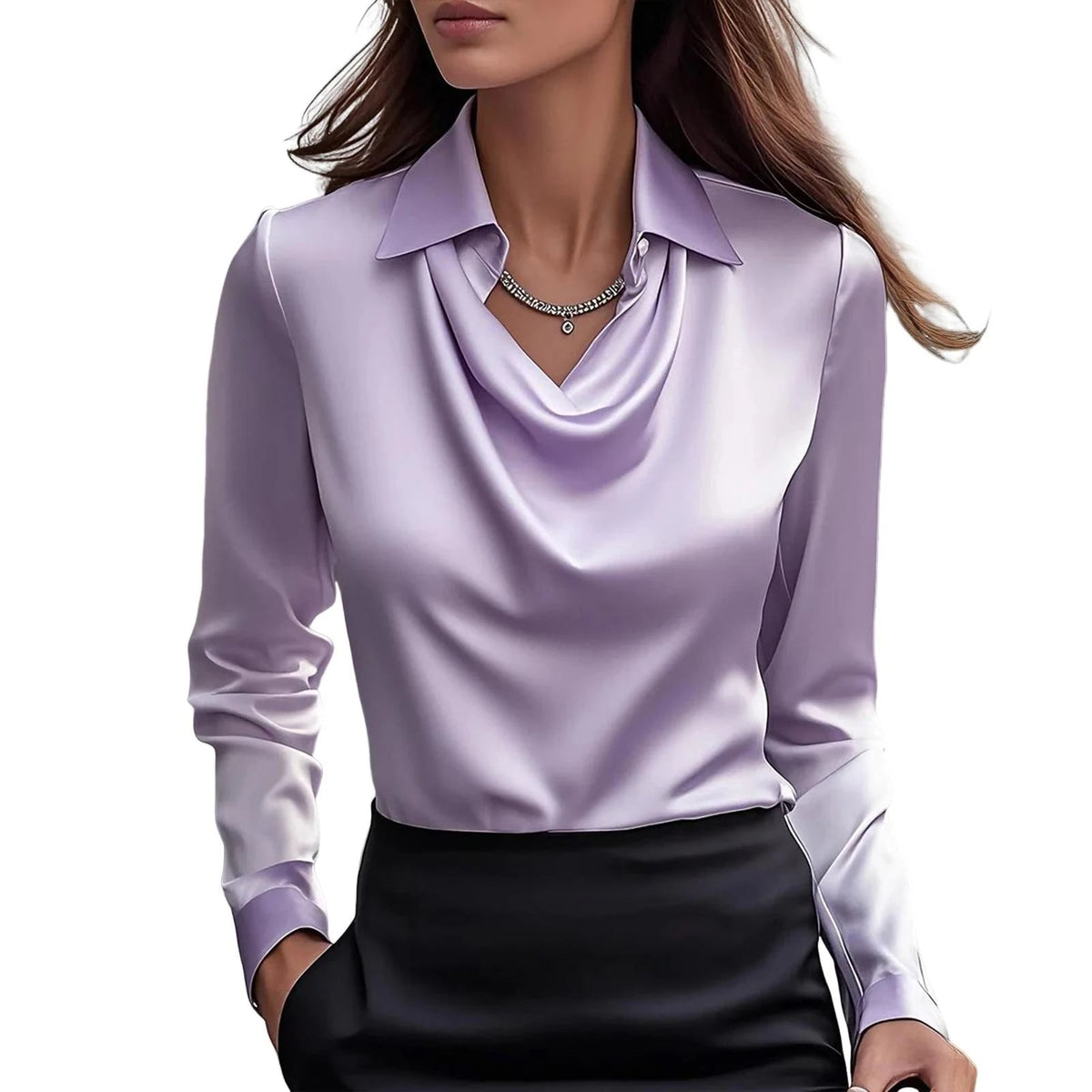 Blusa de satén Muse
