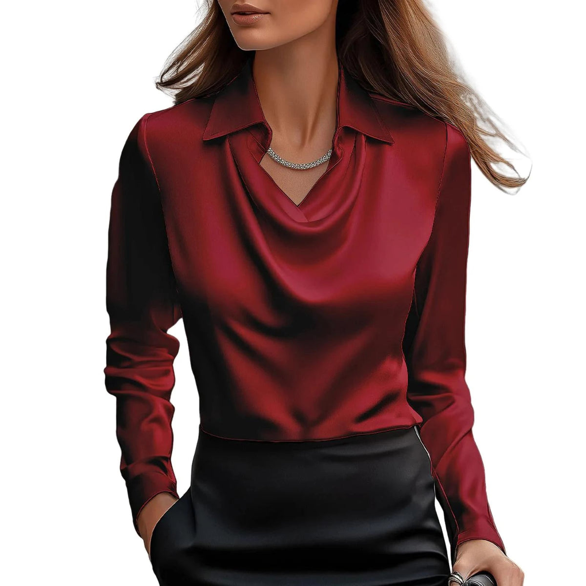 Blusa de satén Muse