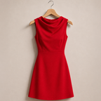 Minivestido drapeado