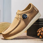 Mocasines de ante sin cordones