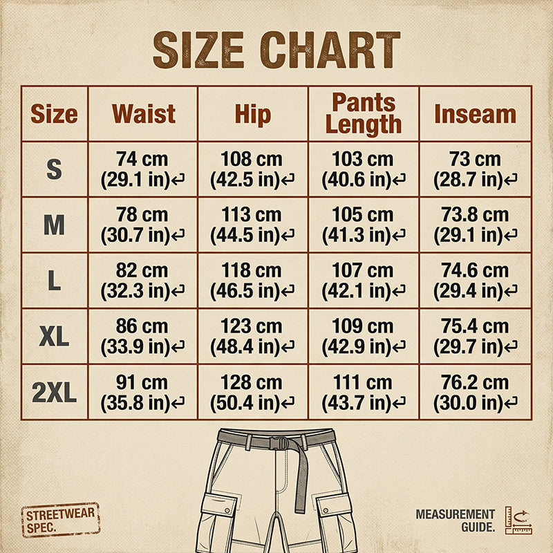 Pantalón cargo recto multibolsillos para hombre