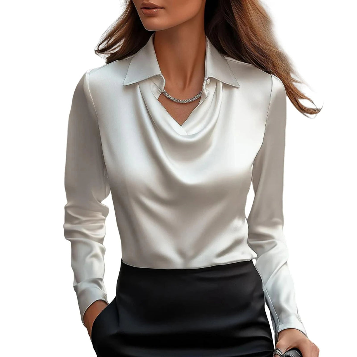 Blusa de satén Muse