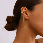 Pendiente de oreja Chain Fall